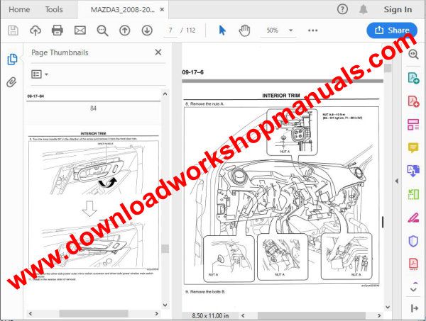 Mazda 3 workshop manual